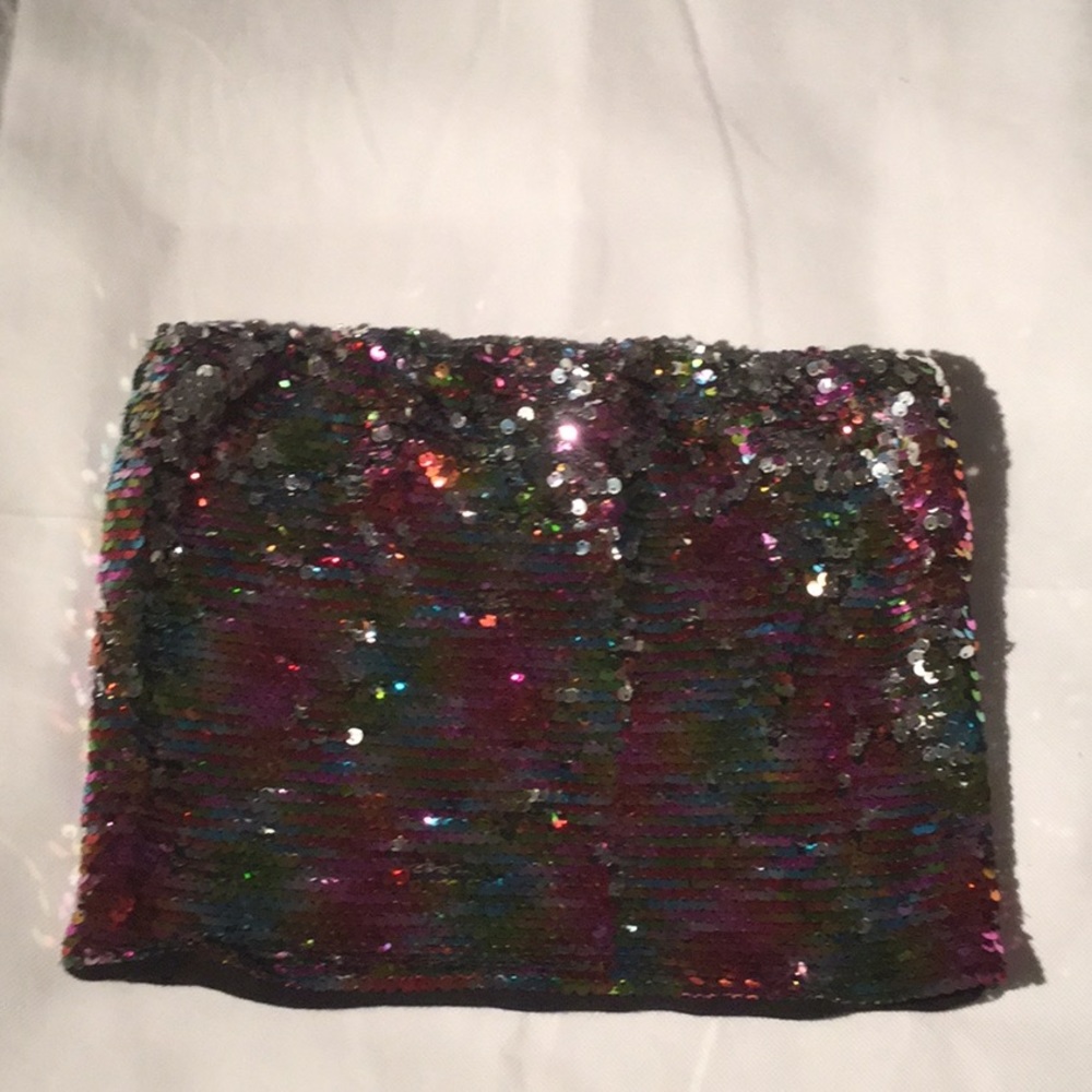 #73 Multi color Sequin tank top